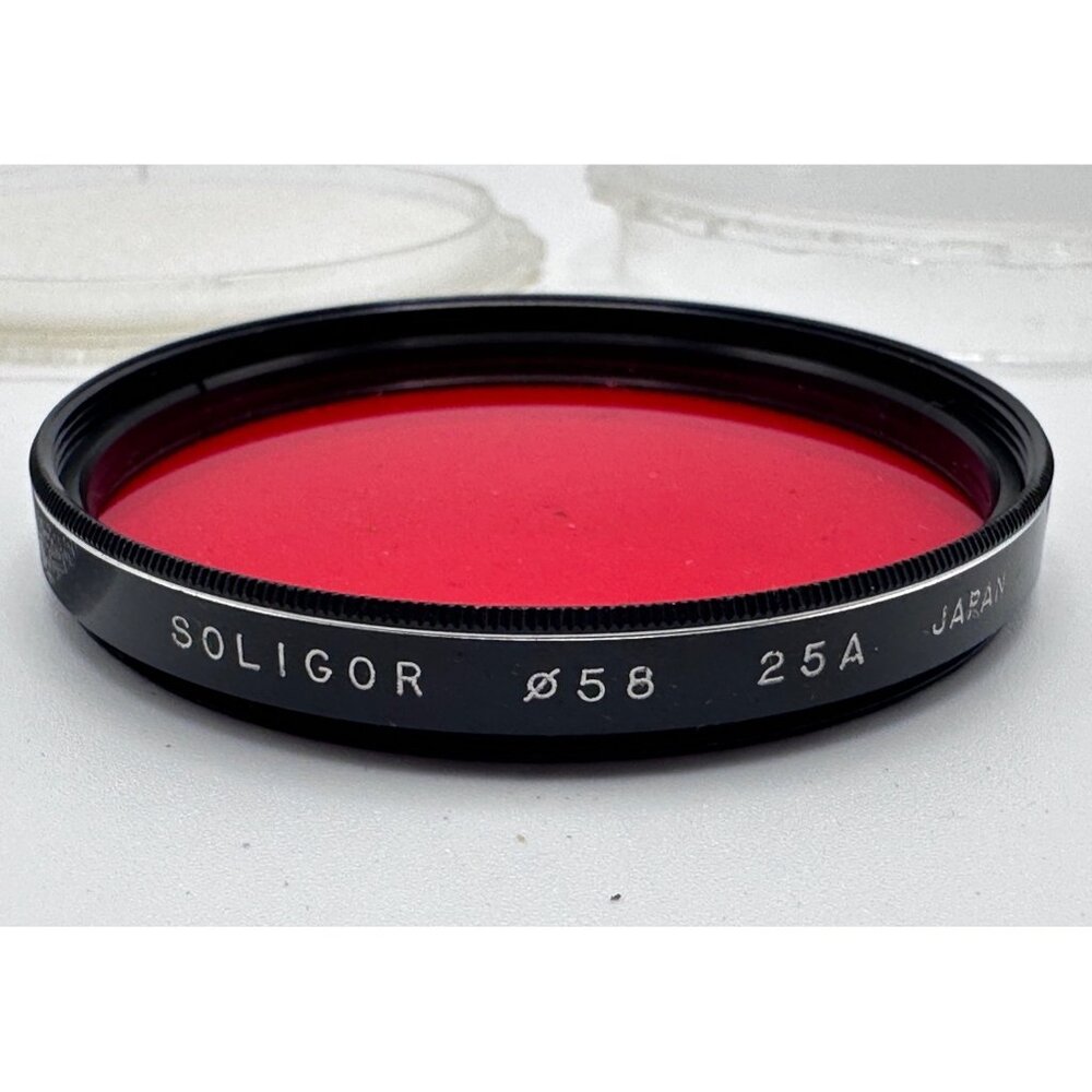 Soligor 58mm Red (25A) Camera Lens Filter Japan Bold Contrast Effects